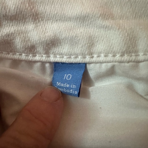 Vera Wang White Ankle Cropped Jeans - Picture 6 of 8